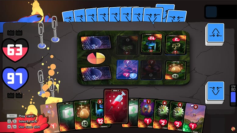 Master high-CPM battles in Cardburners! Manage dynamic card abilities, track health points, and outsmart opponents in real-time card combat.